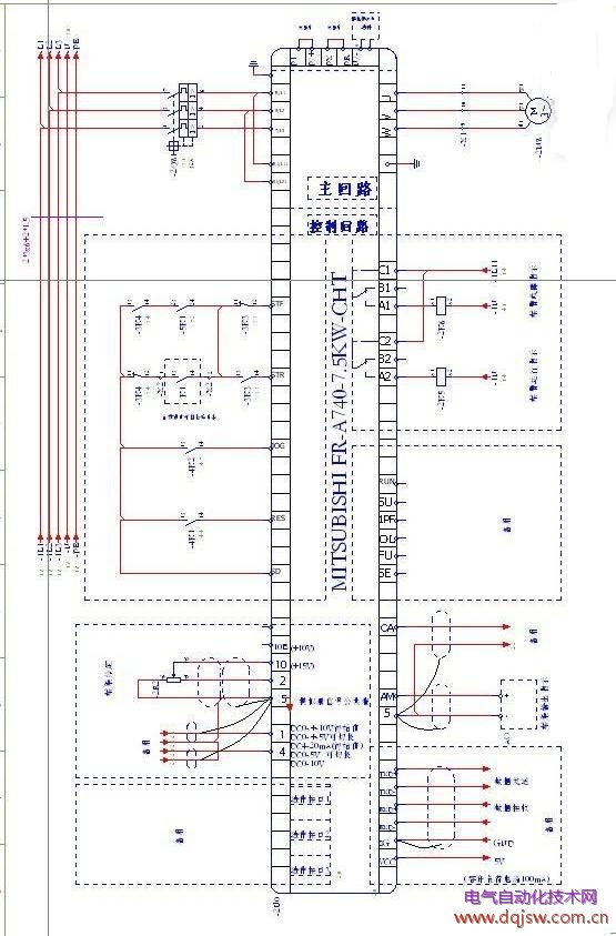 三菱变频器端子接线图_接线图分享 三菱变频器端子接线图