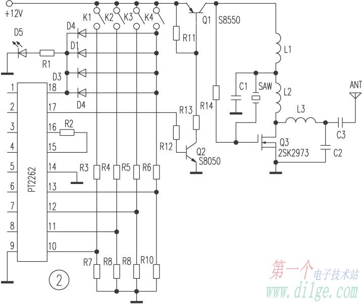 声表在无线电遥控中的应用