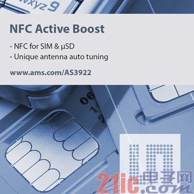 奥地利微电子公司推出AS3922标签模拟前端