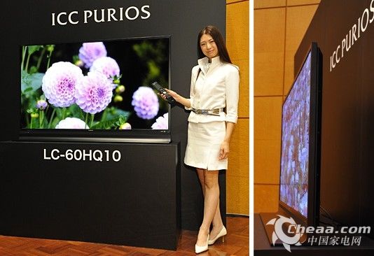 夏普推出60英寸4K高清分辨率智能电视,解决方