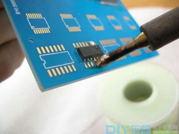 贴片元件焊接教程-图解_电子设计应用_电子设