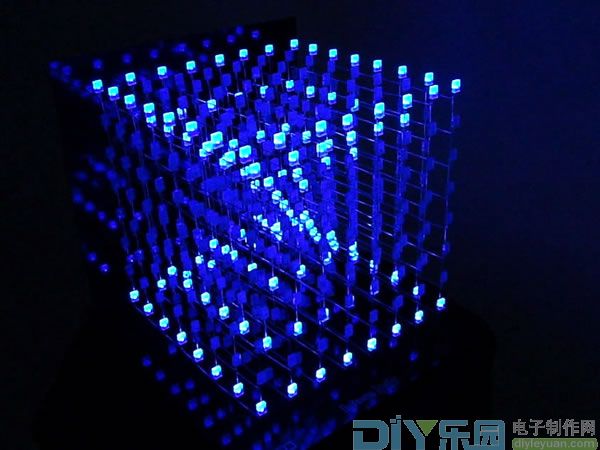 制作CUBE8光立方(3D立方体LED显示器),解决方案--华强电子网