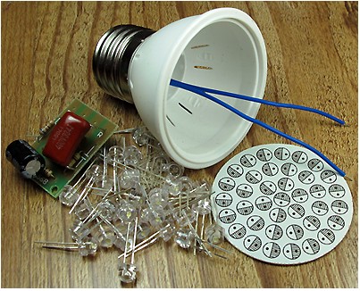 制作220VLED节能灯_电路图-华强电子网