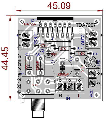 TDA7297-2×15瓦静音和待机可选功率放大器