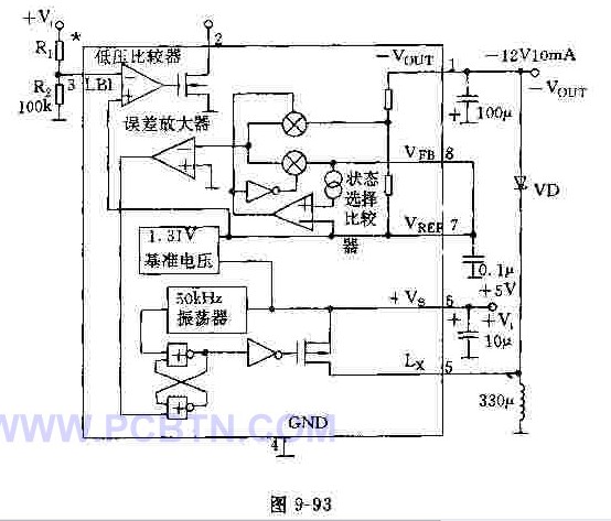 MAX636反激型变换器