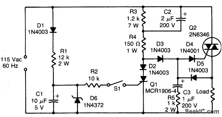 100Vrms电压调节器_电路图-华强电子网