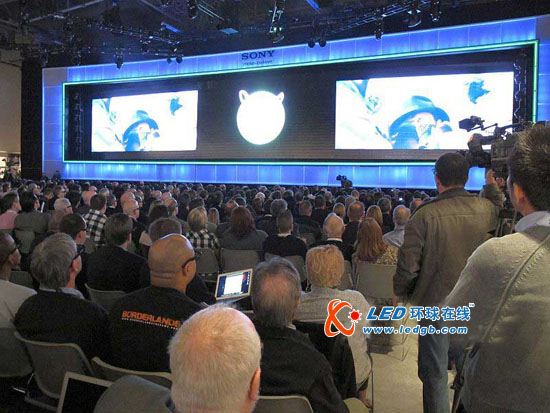 索尼的&ldquo;3D LED墙&rdquo;关注度打满分