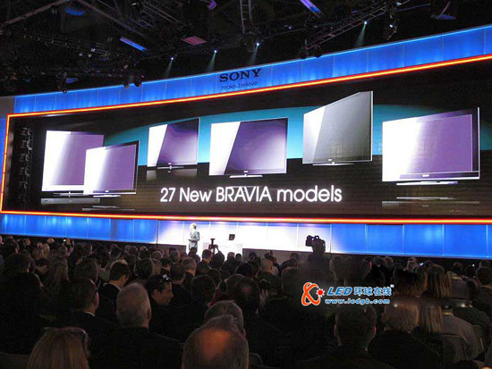 索尼的&ldquo;3D LED墙&rdquo;关注度打满分