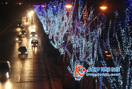 【咸阳】咸阳LED灯 街景照明喜气迎新春