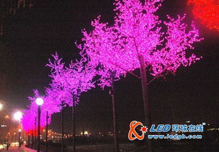 【咸阳】咸阳LED灯 街景照明喜气迎新春