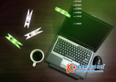 夹子树灯 新型便捷照明设备