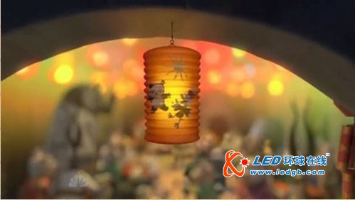 中国风格的LED灯笼 功夫熊猫的最爱