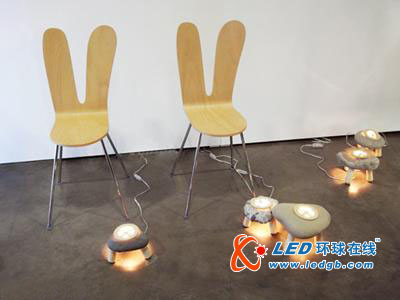 园林景观LED石头灯