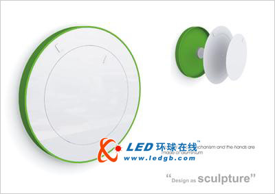 简约的LED发光钟