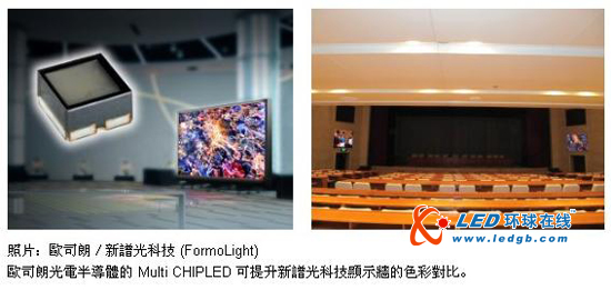 欧司朗Multi CHIPLED LED再次绽放光芒 大幅提升视讯显示器品质
