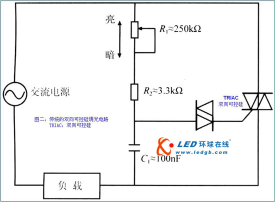 基于控制器LM3445带三端可控硅调光器的离线式LED驱动器