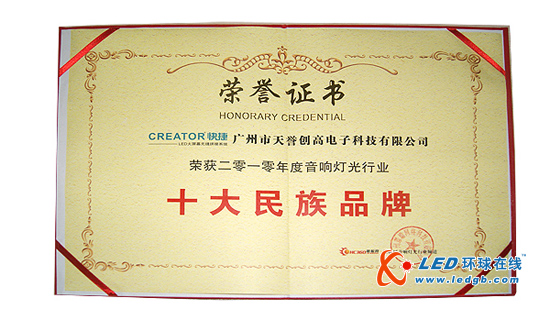 CREATOR快捷荣膺“十大民族品牌”称号