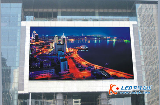 洲明LED显示屏P20点亮青岛远雄国际