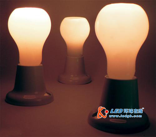 超有现代感的灯泡蜡烛