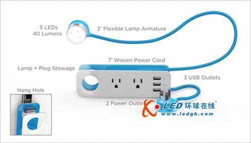 方便好用的LED灯插座