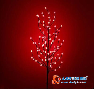 夜放花千树：LED发光景观树花卉