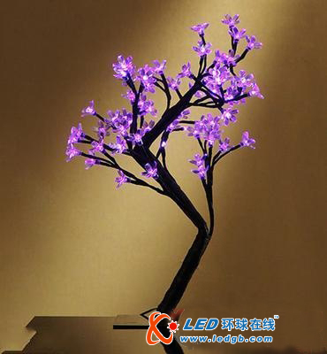 夜放花千树：LED发光景观树花卉