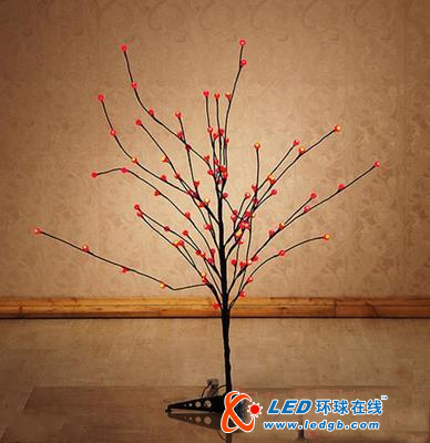 夜放花千树：LED发光景观树花卉