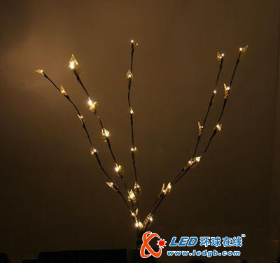 夜放花千树：LED发光景观树花卉