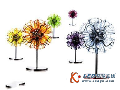 海洋珊瑚花瓣创意LED灯