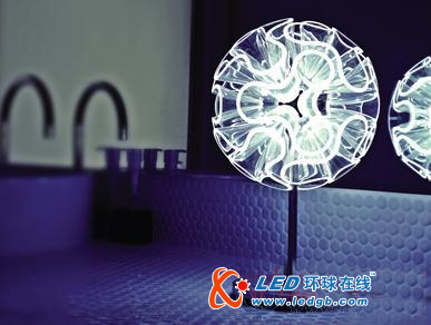 海洋珊瑚花瓣创意LED灯
