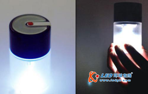 手摇灯LED发光罐