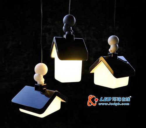 发光的房子LED吊灯