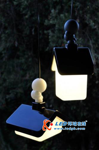 发光的房子LED吊灯