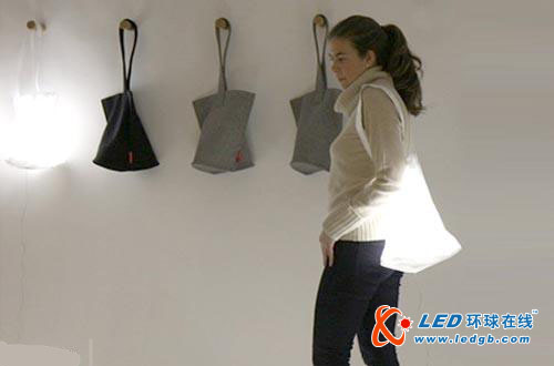 夜生活的LED发光女包 