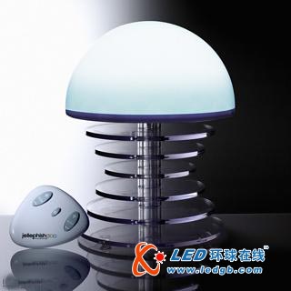七彩亚克力水母LED台灯 