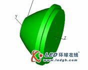 LED路灯反光碗式和透镜式的二次光学研究