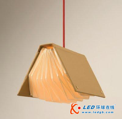 书一样 可拉伸褶皱创意LED台灯