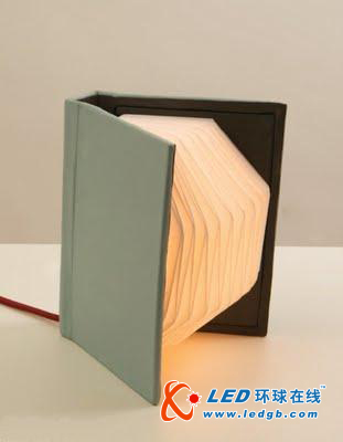 书一样 可拉伸褶皱创意LED台灯