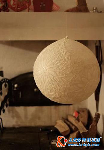 儿童节 一起DIY制作家居蕾丝灯