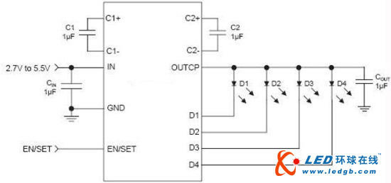 手机背光高性能白光LED驱动器
