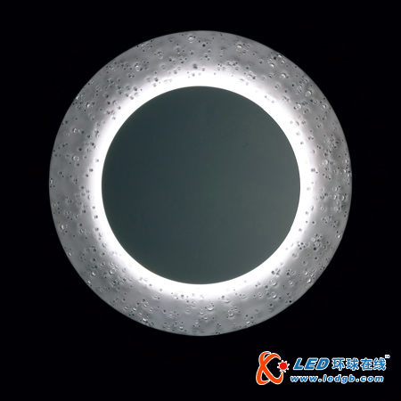 月食造型的LED魔镜