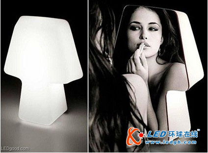 爱美的女士上佳之选 带镜子的两用LED灯