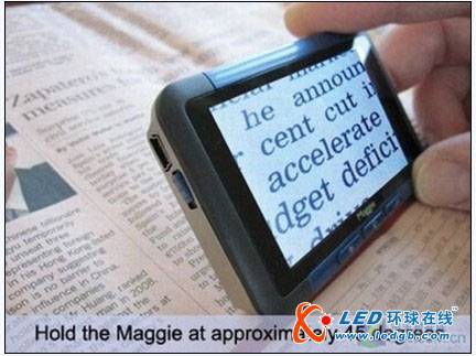 超强创意:方便实用的LED放大镜