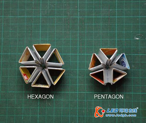 手工折纸镂空球形LED吊灯