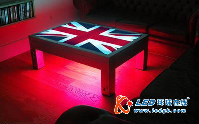 LED发光茶几