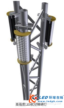取代氙气灯 高强度LED航空障碍灯芬兰面世