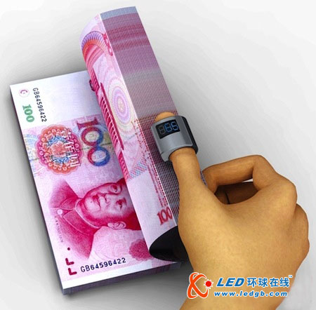 LED屏幕戒指点钞机