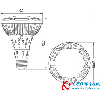 GlacialTech推出创新型GL-BR30D系列LED灯泡