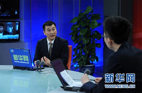 李旭亮做客新华网 畅谈LED照明推广