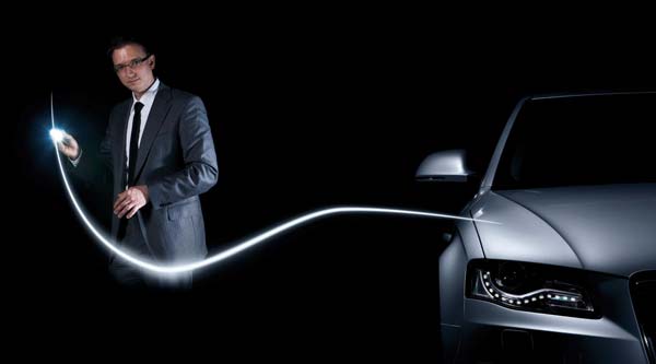 Audi LED 车灯设计